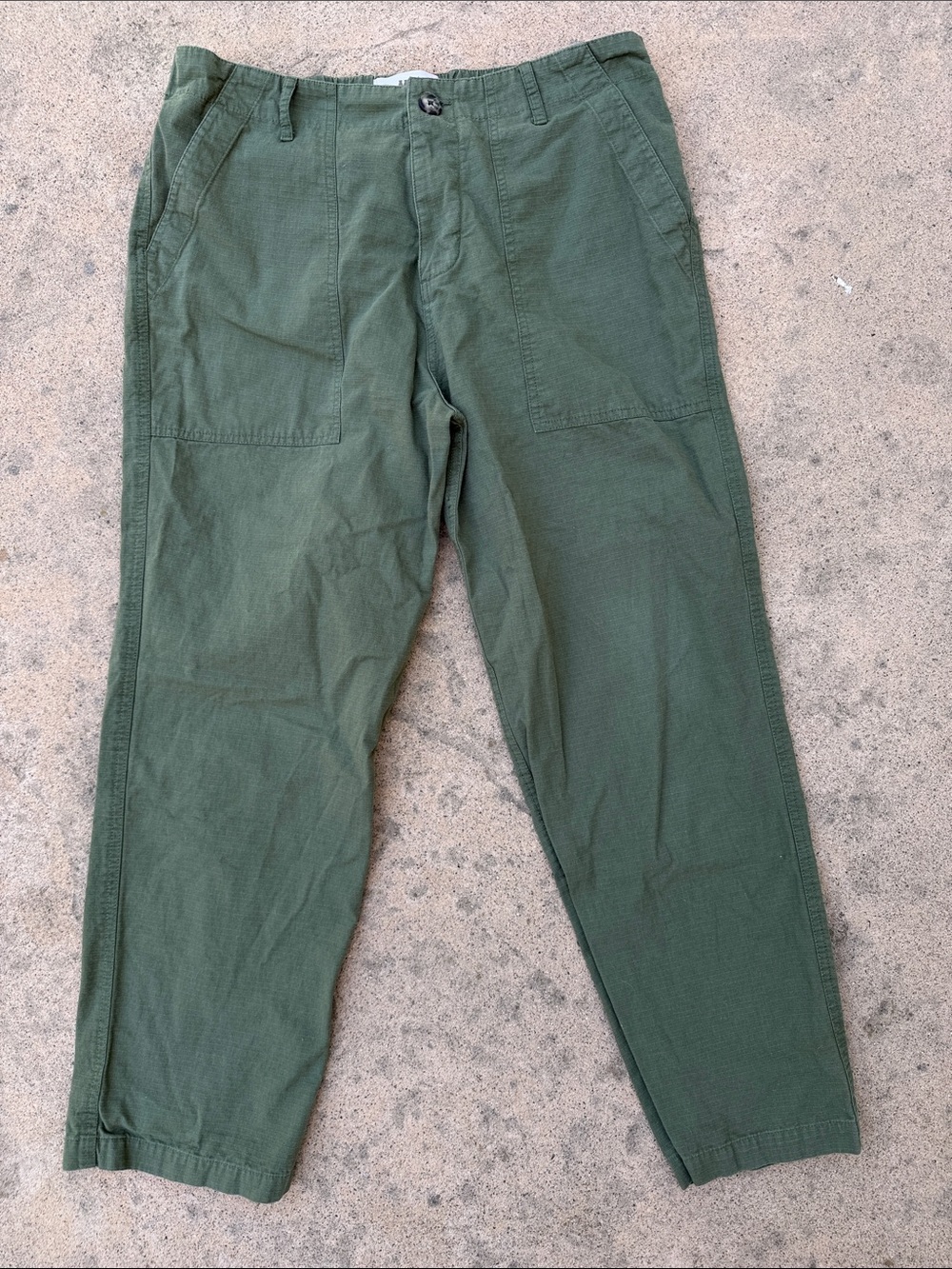 Mollusk California Women's Green Ripstop Pants Size L